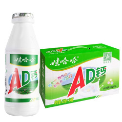 娃哈哈 AD钙奶 含乳饮料 220g*24瓶 礼盒装