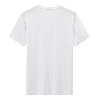 拉夏贝尔旗下情侣t恤短袖男女同款纯棉卡通印花情侣装夏季新款
