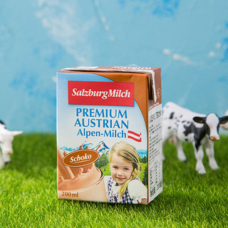 SalzburgMilch 萨尔茨堡 奥地利进口萨尔茨堡巧克力味牛奶早餐奶200ml*12盒