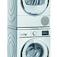 SIEMENS 西门子 10公斤欧韵系列超氧洗衣机WG56A6B00W +热泵式干衣机WQ56A6A00W套装