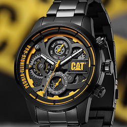cat卡特彼勒卡特手表男手表正品朋克机械风男士钢带腕表石英表天机