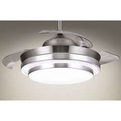 NVC Lighting 雷士照明 EXDQ9001 美式复古餐厅风扇灯 20W 银风
