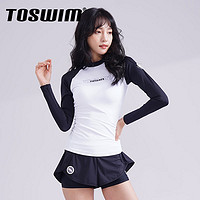 TOSWIM 拓胜 TS91121220 女士分体泳衣