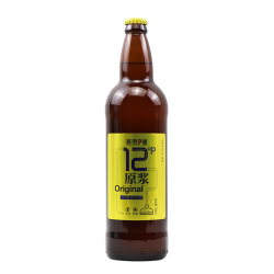 YANJING BEER 燕京啤酒 燕京9号 原浆白啤酒 12度鲜啤 726ml*6瓶