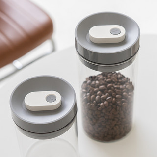 MAVO咖啡豆保存罐 咖啡粉密封罐 玻璃抽真空 按压单向排气 大容量