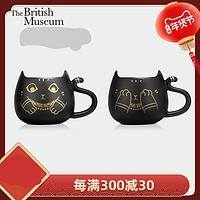 88VIP：THE BRITISH MUSEUM 大英博物馆 盖亚·安德森猫表情喵陶瓷杯水杯可爱卡通创意新年礼物