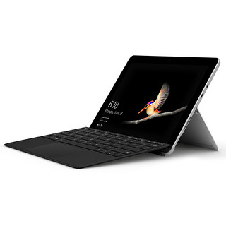 Microsoft 微软 Surface Go 2 10.5英寸 Windows 10 二合一平板电脑+黑色键盘(1920*1280dpi、奔腾金牌4425Y、4GB、64GB、WiFi版、亮铂金)