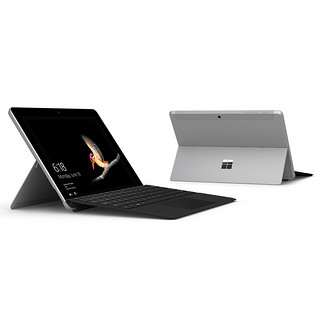 Microsoft 微软 Surface Go 2 10.5英寸 Windows 10 二合一平板电脑+黑色键盘(1920*1280dpi、奔腾金牌4425Y、4GB、64GB、WiFi版、亮铂金)