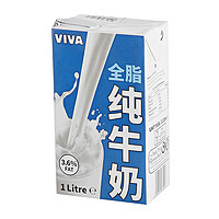 VIVA 韦沃 全脂纯牛奶 1L