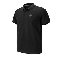KROCEUS 地球科学家 男子POLO衫 D1505 黑色 M