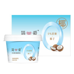 简爱 0%蔗糖酸奶-椰子 135g*4杯