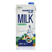SUNSIDES 上质 低脂纯牛奶 1L