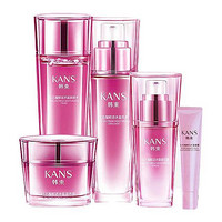 KanS 韩束 红石榴鲜活水盈护肤套装 (润肤水70ml+乳液60ml+精华液30ml+眼霜8g+滋养霜50g)