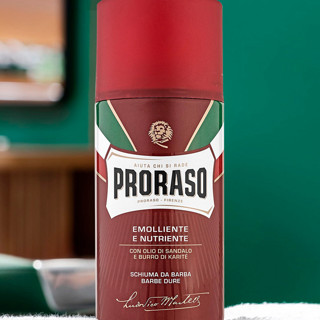 PRORASO 博拉索 滋润檀香系列男士檀香乳木果剃须泡沫 300ml