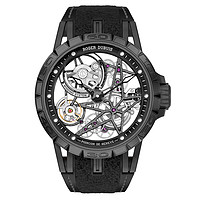 ROGER DUBUIS 罗杰杜彼 Excalibur Spider系列 PIRELLI BLACK DLC TITANIUM 45毫米自动上链腕表 RDDBEX0826