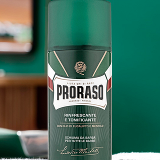 PRORASO 凉感薄荷系列男士桉树薄荷剃须泡沫 300ml