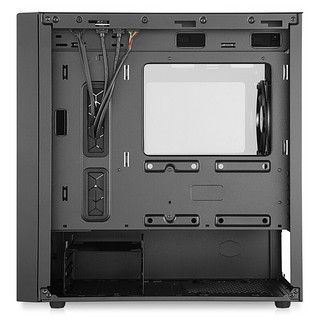 COOLERMASTER 酷冷至尊 MasterBox NR400 MATX机箱 半侧透 银色