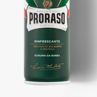 PRORASO 凉感薄荷系列男士桉树薄荷剃须泡沫 100ml