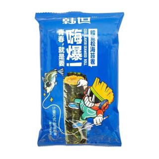 韩世嗨爆鳕鱼松海苔卷500g