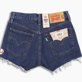 Levi's 李维斯 X SUPER MARIO 女士牛仔短裤 56327-0069 牛仔色 24