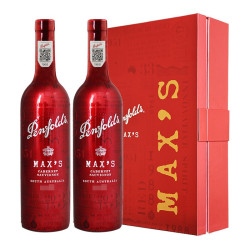 Penfolds 奔富 麦克斯 赫彩赤霞珠 干红葡萄酒 750ml*2瓶