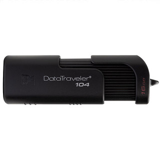 Kingston 金士顿 DataTraveler 104 USB2.0 U盘 黑色 16GB USB