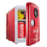 PLUS会员：Coca-Cola 可口可乐 车载音乐冰箱 4升带音响可乐红