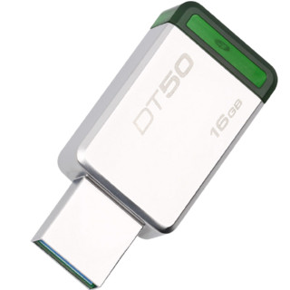 Kingston 金士顿 DataTraveler系列 DT50  USB 3.1 U盘 绿色 16GB USB-A
