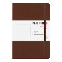 paperideas 空白内页 硬面 A5线装本咖啡色 单本 PA5H0003