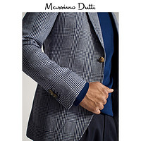 Massimo Dutti 02016324400 男士亚麻西装外套