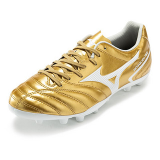 Mizuno 美津浓 Monarcida Neo II Select Ag 男子足球鞋 P1GA210650 金色/白色 42