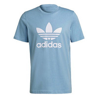 adidas ORIGINALS TREFOIL T-SHIRT 男子运动T恤 H06638 蓝色 S