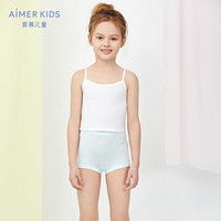 Aimer Kids爱慕儿童2件装 梦幻独角兽中腰平角裤AK1230932绿色独角兽印花+独角兽满印100