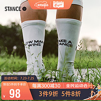 STANCE X EQUALIZER联名 中筒精英缓震专业篮球袜 A559C21EQ4-WHT 白色 M 欧码38-42