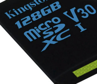 Kingston 金士顿 SDCG2 Micro-SD存储卡 128GB（UHS-I、V30、U3）