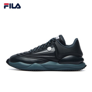 FILA x MIHARA斐乐官方老爹鞋男2021年秋季新款运动鞋休闲FM-6 墨黑色-SL 43