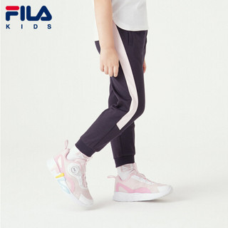 FILA 斐乐童装女童长裤2021夏季新款儿童小童防蚊裤子 传奇蓝-NV 110cm