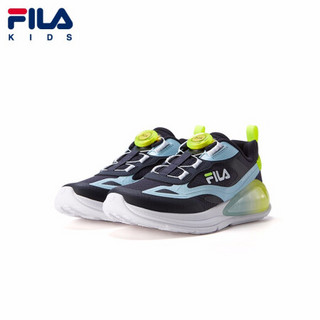 FILA KIDS斐乐童鞋男童训练鞋2021秋新款儿童运动鞋子中大童网鞋 传奇蓝/延胡索蓝-NB 37码/内长23.5cm