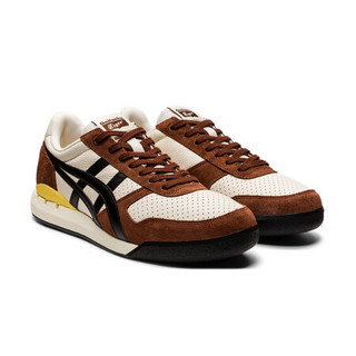 Onitsuka Tiger鬼塚虎男女鞋ULTIMATE 81 EX 米黄色/咖啡色 42.5