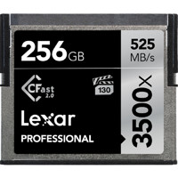 Lexar 雷克沙 3500X CF存储卡 256GB（525MB/s）