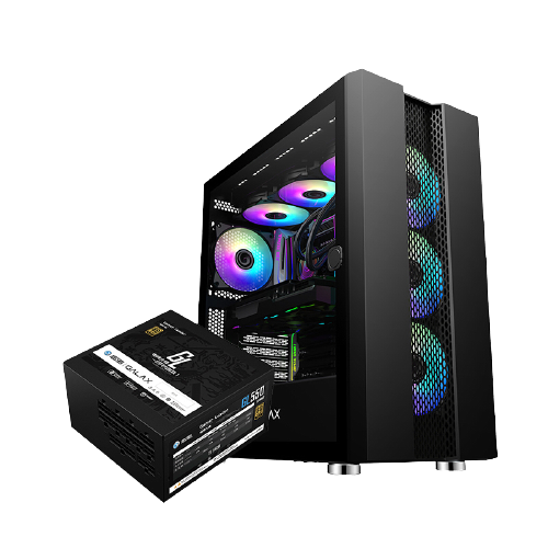  影驰 GALAX 超新星 ATX机箱 全侧透 GL550电源 550W