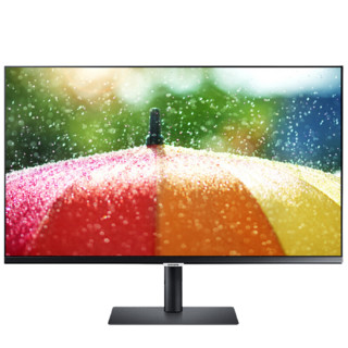 SAMSUNG 三星 S27A600UUC 27英寸 IPS FreeSync 显示器(2560×1440、75Hz、99%sRGB、HDR10、Type-C 90W)