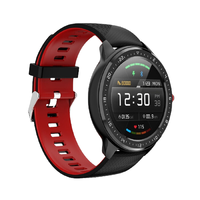 OLOEY Y06 运动款 智能手环 火山红 硅胶表带(eSIM、ECG、血压、GPS、北斗、扬声器、温度计、心率、指南针)