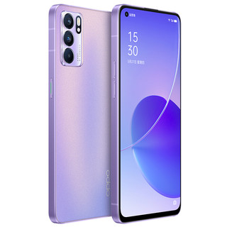 OPPO Reno6 6400万水光镜头 星黛紫 12GB+256GB 5G手机