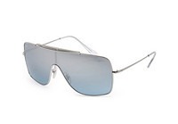 Ray-Ban 雷朋 Designer系列  RB3697-003-Y035  男士银色镜框浅蓝反光银色镜片太阳镜