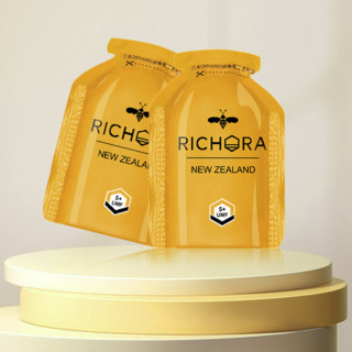 Richora 瑞琪奥兰 麦卢卡蜂蜜酵素果冻 白桃味 120g