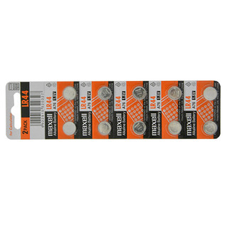 maxell 麦克赛尔 LR44/AG13/A76/L1154/357A纽扣电池10粒装 电子手表计算器儿童玩具/温度计/体温计