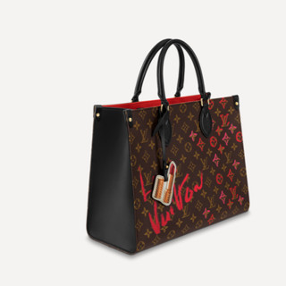 LOUIS VUITTON 路易威登 ONTHEGO系列 七夕特别款 中号手袋 M45888 棕色