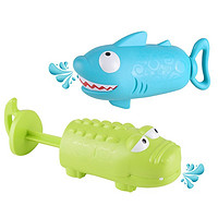 KIDNOAM 儿童洗澡玩具 大号鲨鱼+大号鳄鱼