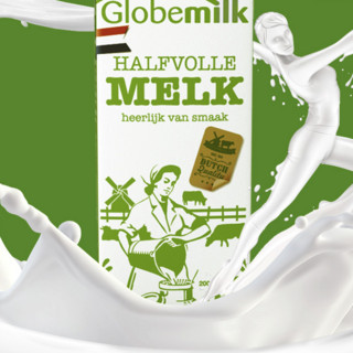 Globemilk 荷高 部分脱脂纯牛奶